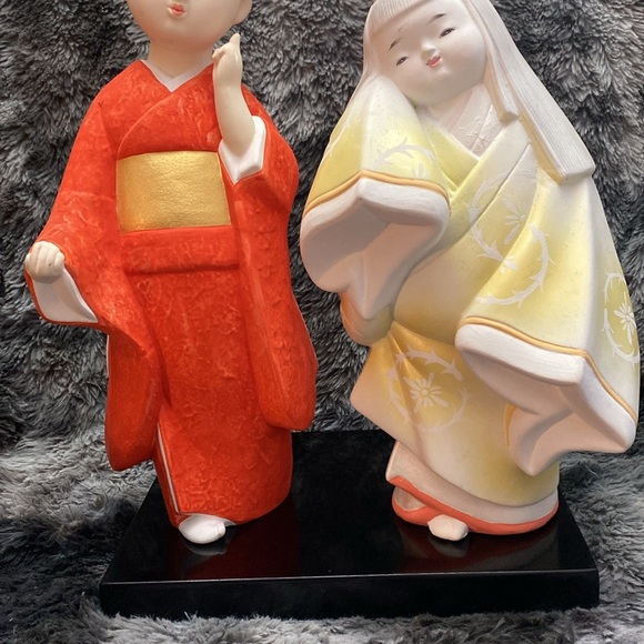 Vintage Japanese Hakata Dolls  Kimono
Geisha Maiko Folk Craft - Picture 3 of 16